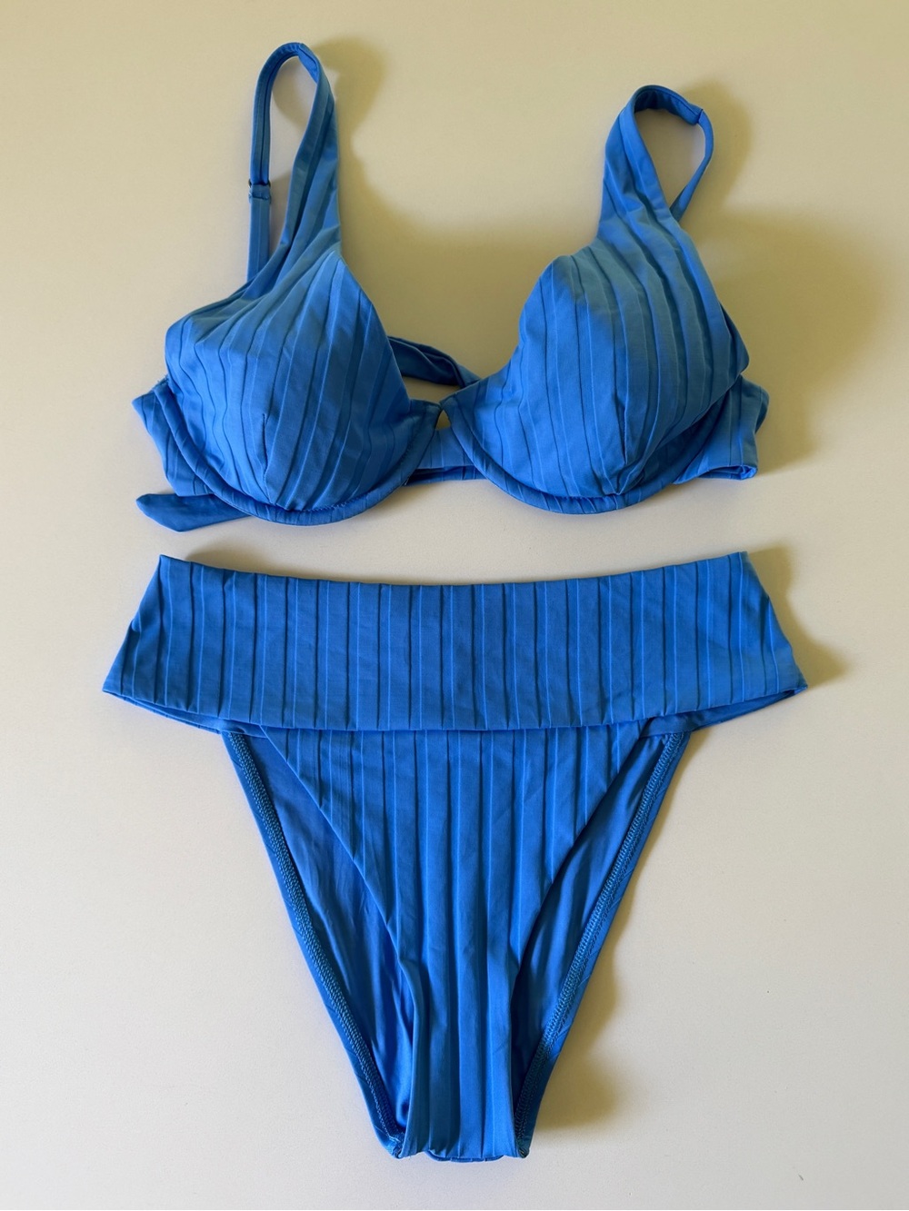 Vitamin A Bikini Set Ribbed Swimsuit - Picture 7 of 14